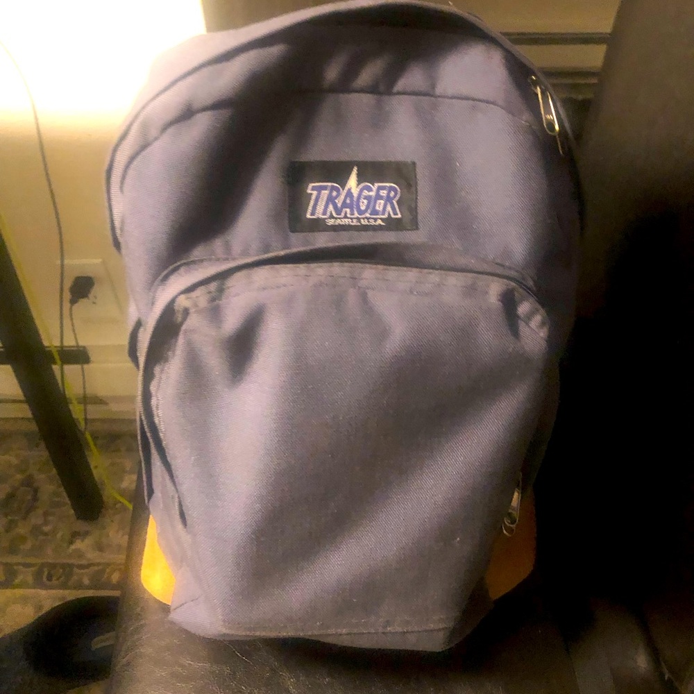 TRAGER SEATTLE Men’s Gray Backpack Nylon Made in USA